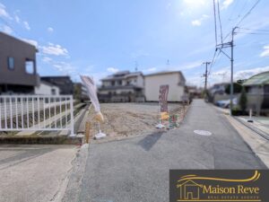 【物件紹介】尼崎市上坂部3丁目　建築条件付き土地